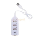 High Speed 4 Port USB 2.0 Multi HUB Splitter Expansion Desktop PC Adapter