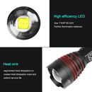 XHP90 LED Flashlight Powerful Flash Light Camping Torch 26650 18650 Battery