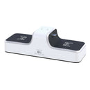 White Charging Station Charger Dock for Playstation 5 Controller Dual Safe
