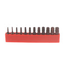 12pcs T6-T40 Magnetic Bit Set 25mm Spanner Screwdriver Torx Star Hex Bit Nw