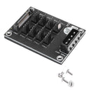 4-Pin or SATA 15-Pin to 8 Way 4-Pin PC Chassis Cooling Fan Splitter Hub