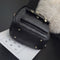 3pcs Women PU Leather Backpack School Bag Shoulder Bag Card Holder(Black)