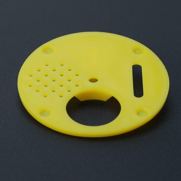 Beehives Plastic Round Beehives Nest Door Vents Beekeeping Tools(Yellow)