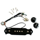 4 String Guitar Prewired Pickup Kit with Screws for Cigar Box Electric Guitar