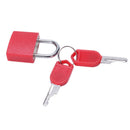 23mm Brass Padlock Travel Luggage Padlocks Lockï¼ˆColour: redï¼‰