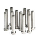 12 Pack T316 Fixed Ends Stemball Swage Stud Dead Ends Hardware Kit for 1/8