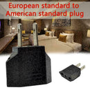 Europe to USA Power Wall Plug Converter Travel Adapter Portable 2019 U7K5 Y D6E7