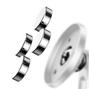 Magnetic Car Phone Holder Dashboard 360 Rotation Bracket w/Hollowed Cable Clip