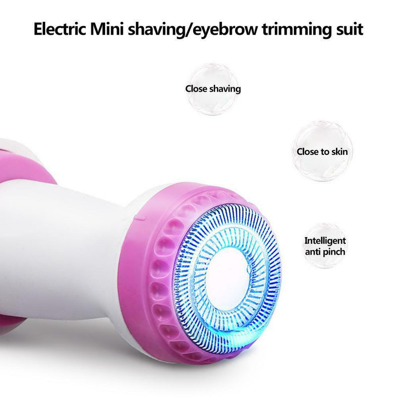 Multi-functional Hair Removal Shaving Eyebrow Trimming Lipstick Eyebrow Epilator