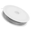 24kg 0.6mm Dia Steel Wire Fishing Line Bobbin Roll 40m U1I7