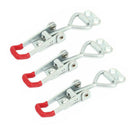 3pcs Cabinet Metal Lever Handle Push Rod Pull Switch Toggle Clamp Latch Lock New