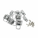4 x Toggle Catch Latch Case Trunk Suitcase Clip Lock Jewelery Box Tool Silv R5R4
