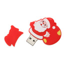 Mini Merry Christmas Santa 32GB U-Disk Memory Stick Pen Flash Drive USB 2.0