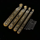 4 Sizes Large Chunky Crochet Hooks Needle with Big Eye Needle Knitting Tools