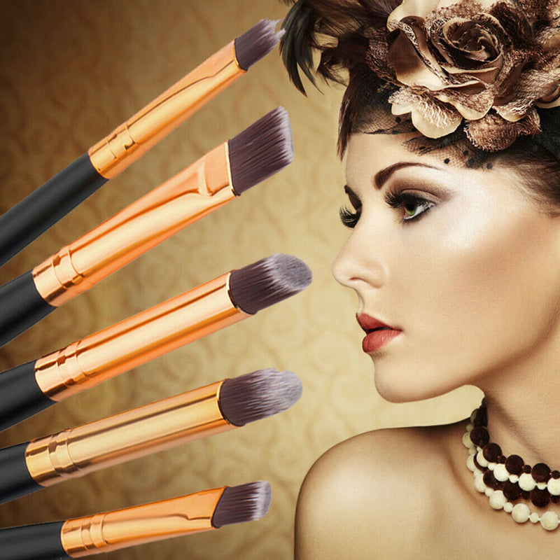 6pcs Pro Makeup Cosmetic Brushes Eyeshadow Eye Shadow Foundation Blending A
