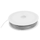 24kg 0.6mm Dia Steel Wire Fishing Line Bobbin Roll 40m U1I7