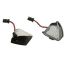 1Pair 6000K White LED Under Side Mirror Puddle Light Fit For VW Golf DC12V