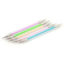 5pcs/set Personal Double Crystal Rhinestone Dotting Drill Nail Painting Pen A