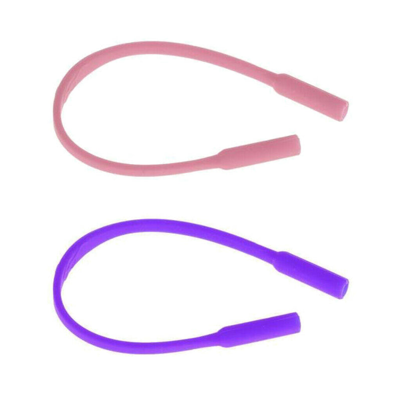 2pcs Silicone Eyeglasses Strap Glasses Sunglasses Holder Retainer for Kids -