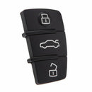 New Replacement 3 Button Keyless Entry Remote Rubber Pad for Audi Remote Ca
