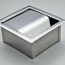 Stainless Steel Toilet Paper Holder Polished Chrome Wall Mounted Concealed