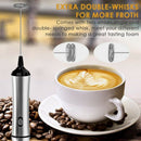 Rechargeable Milk Frother, Electric Handheld Foam Maker High Torque Motor,  O2M5