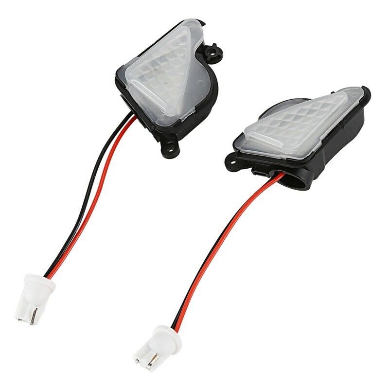2X 6500K White Led Under Side Mirror Light Puddle Lamp For Skoda Octavia Mk