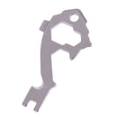 20 in 1 EDC outdoor survival kit wrench opener screwdriver keychain hanging geME