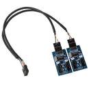 Motherboard 9pins USB Header 1 Male to 4 Female Extension Cable Card USB 9-Pin
