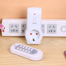 230V 10A Wireless Remote Control Power Outlet Light Switch Socket 1 EU Plug