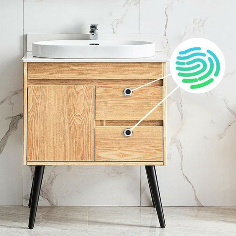 Fingerprint Drawer Locks Smart Biometric Locks for Anti-Theft Wardrobe Cabinets