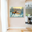 5D DIY Full Drill Diamond Painting Deer Nature Cross Stitch Decor (05)