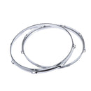 Heavy Duty 13 Inch 8 Lug Snare Drum Hoop Rim Batter Hoop 1.2Mm (Pack of 2)
