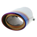 Universal Stainless Steel Car Rear Round Exhaust Pipe Tail Muffler Tip