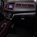 5M Red/Blue FLEXIBLE TRIM CAR INTERIOR EXTERIOR MOULDING STRIP DECORATIVE LINE