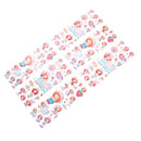 6 Sheets Cute Strawberry Girls Scrapbooking Bubble Stickers Reward Kids Toys`US