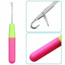 6 Pcs Latch Crochet Needle Hooks, Hair Extension Needle for Micro-Braids Dr