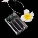 Creative Frangipani LED String Lights AA Battery Floral Holiday Lighting Gw