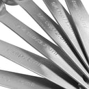 9 PCS Stackable Measuring Spoons, Stainless Steel Measuring Spoons for Dry