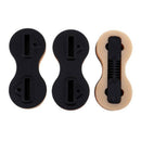 Fcs Fusion Fin Box Surfboard Fins Surf Fin Fcs Plugs (3 Pcs ) Black 5 Degre