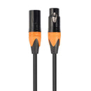 1.8m XLR Male to Female Microphone Audio Cable Adapter Wire Cord (Orange) A