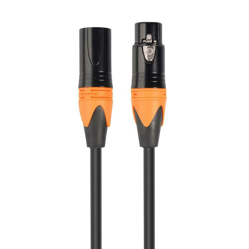 1.8m XLR Male to Female Microphone Audio Cable Adapter Wire Cord (Orange) A