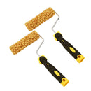 2Pcs Household Home Wall 7 Inch Texture Pattern Foam Sponge Painting Roller Foam