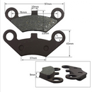 Motorcycle Front Brake Pad 2x