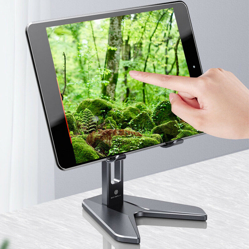 Anti Slip Aluminum Alloy Support Cell Phone Stand For Desk Lazy Tablet Holder