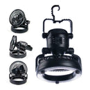 Outdoor Camping Portable Batteries LED Fan Light Hanging Tent Lamp For Hiking