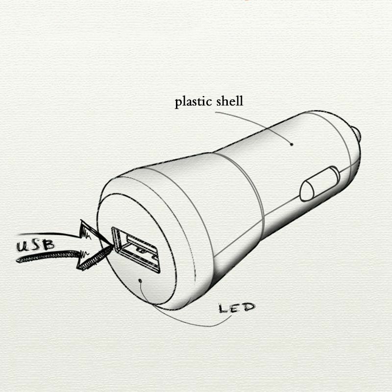 9V2A USB Car Charger 1 Port 18W Fast Car Charging Dedicated QC3.0 Chargers  Z9R4