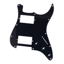 3Ply 11 Holes Electric Guitar Pickguard for Standard St sq, Black