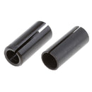 2pcs Woodworking Router Bit Collet Chuck Driver Adaptor Converter Power Tools