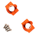 Handlebar Riser Kit Universal Suitable for Motor Bike Quad Bike Orange
